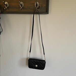 Kate Spade Black Quilted Crossbody Bag